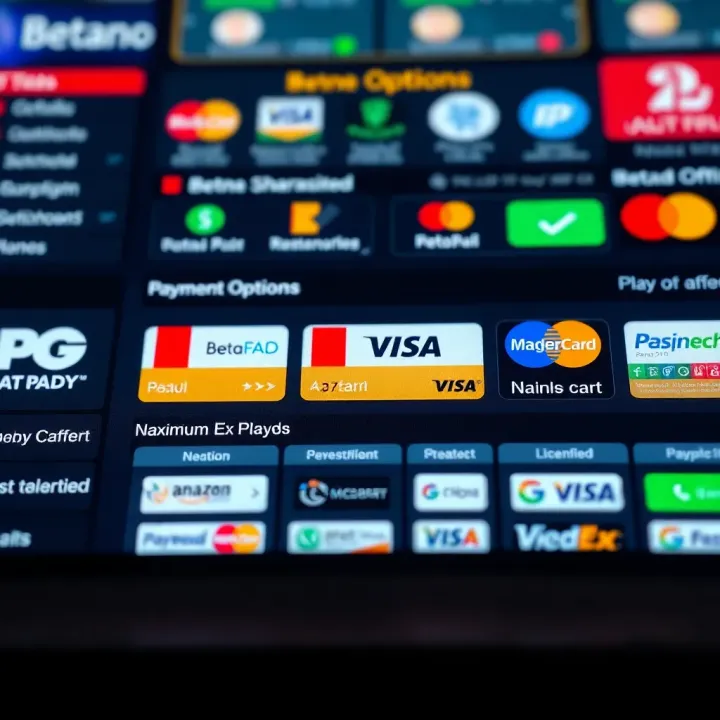 Display of payment options and promotional offers accessible to Nigerian bettors