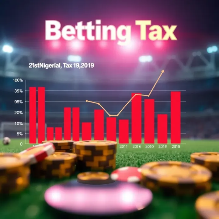 Graph showing growth trends in Nigeria's betting industry alongside tax revenue contributions