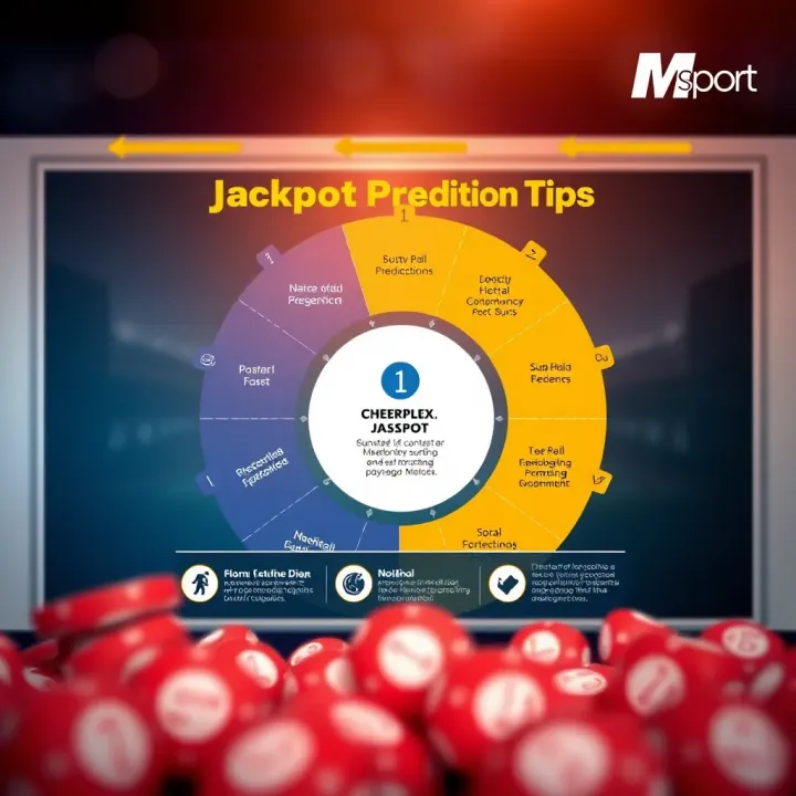 Diagram illustrating the relationship between jackpot prediction factors and betting outcomes on Cheerplex Msport platform