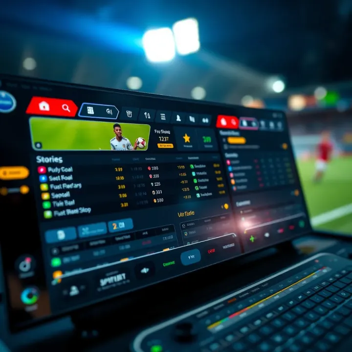 Msport Pro Dashboard with Features for Nigerian Enthusiasts Dashboard showcasing Msport Pro sports features tailored for Nigerian users including live scores and betting options