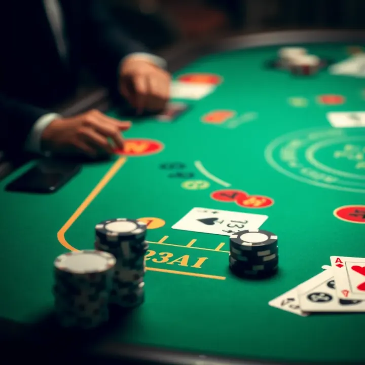 Illustration of key blackjack rules and tips for making winning decisions