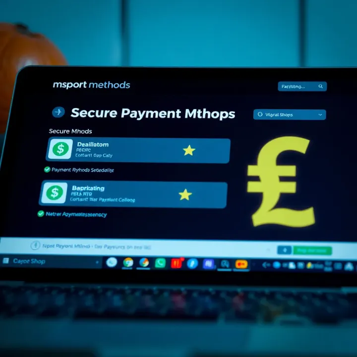 Secure Payment Methods on Msport Shop Desktop Secure payment options on Msport Shop desktop with Nigerian Naira currency symbol
