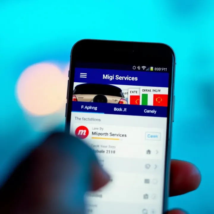 User interface showcasing booking options on the MSport Old Mobile application in Nigeria