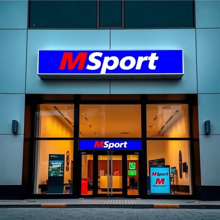 MSport Head Office Building Exterior Exterior view of the MSport head office building with clear signage and entrance
