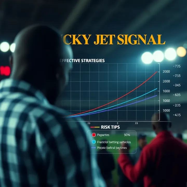 Graph showing strategic betting patterns and risk management techniques for using the Lucky Jet signal effectively