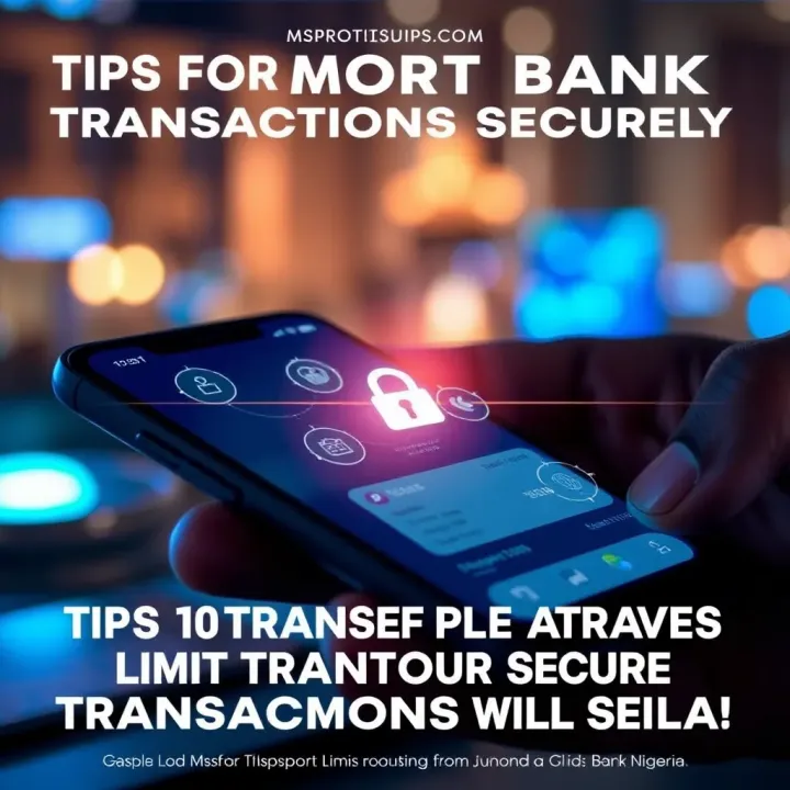 Illustration of a secure digital transaction on a smartphone with security icons and transaction details