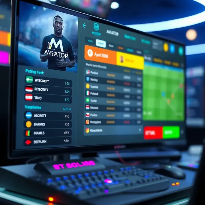 User interface of an online MSport Aviator game showing betting options and current game status