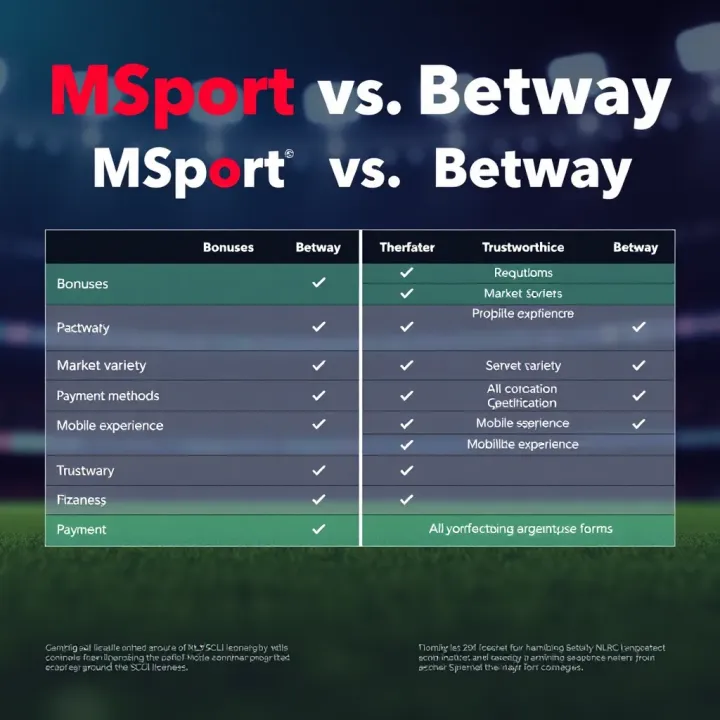 MSport vs Betway: Best Betting Platform for Nigerians MSport vs Betway: Best Betting Platform for Nigerians