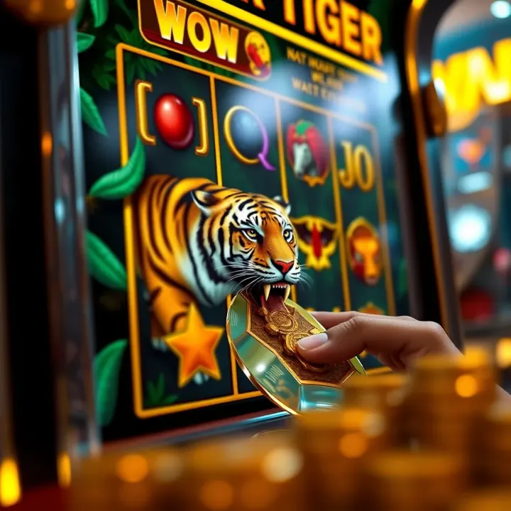 Screenshot of MSport Fortune Tiger slot game showcasing reels with tiger and jungle symbols