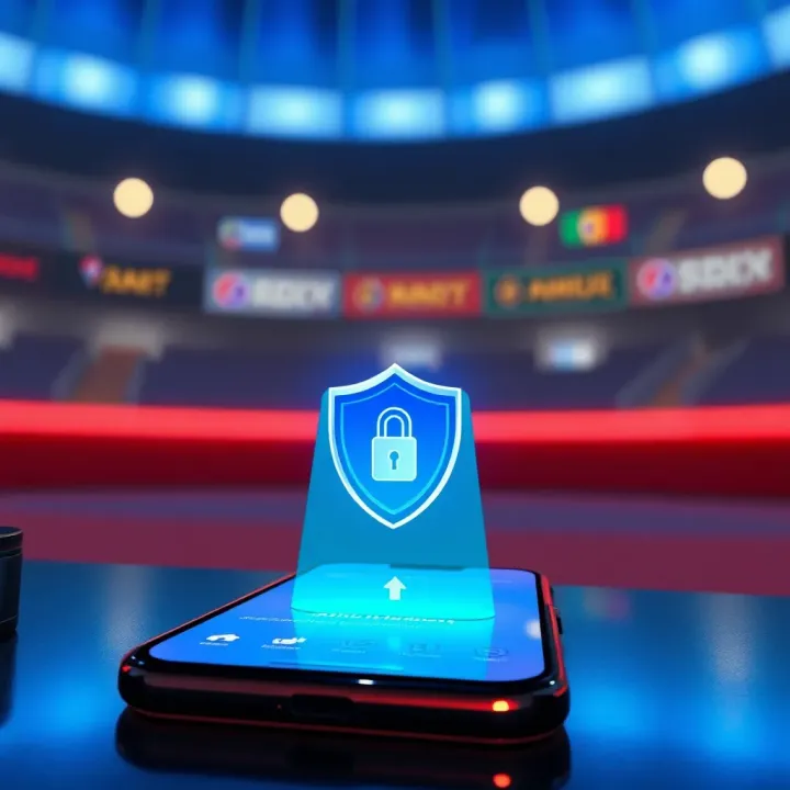 Safe Installation and Use of MSport India APK Illustration of mobile app installation with security shield symbolizing safe download