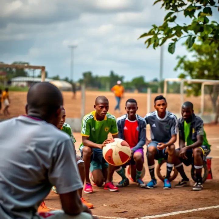 Community Sports Development Initiatives by Msport Malawi Community members engaging in a sports development workshop featuring modern training methods