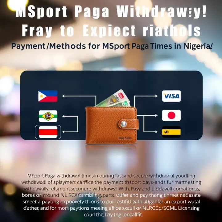 Overview of Payment Methods for MSport Paga Withdrawals Graphic depicting a digital wallet connected to multiple payment methods representing fast and secure withdrawals