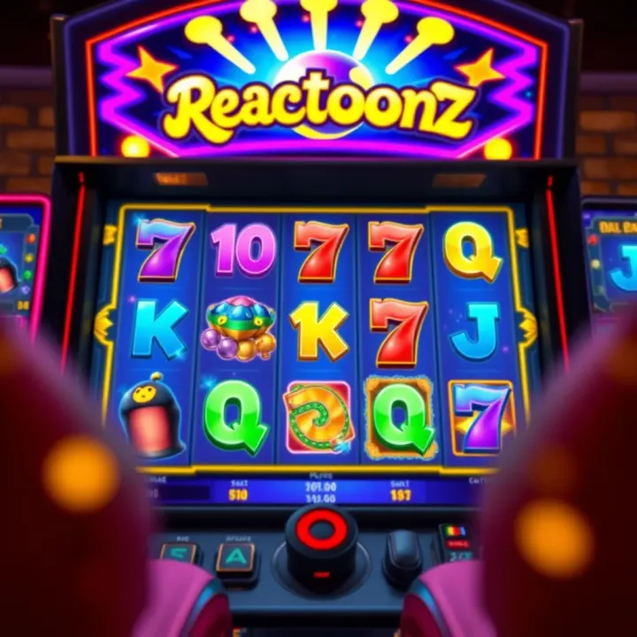 Reactoonz Slot Game Interface on MSport Colorful Reactoonz slot game interface with unique symbols and vibrant graphics on MSport platform