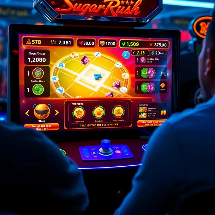 User interface of MSport Sugar Rush demo highlighting design features and player controls