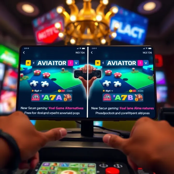Secure Gaming Alternatives to Unauthorized Aviator APK Hacks Visual comparison of secure gaming alternatives versus unauthorized APK modifications for Aviator game
