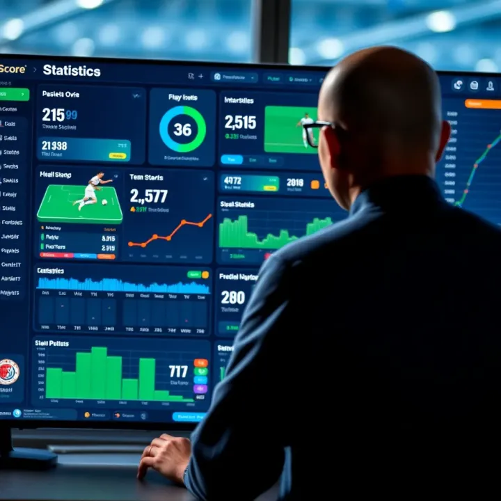 Comprehensive Sports Statistics and Analytics on Score MSport Detailed sports statistics and analytics dashboard showcasing player and team performance