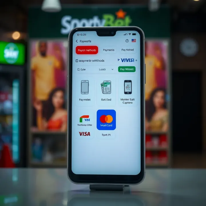 Available Payment Methods for Seamless Transactions on Sporty Bet Shop Payment methods icons including mobile wallets and bank cards available for transactions on Sporty Bet Shop