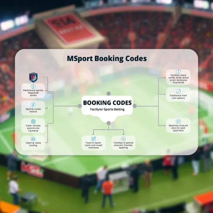 How Msport Booking Codes Facilitate Sports Betting Diagram illustrating the concept and flow of Msport booking codes in sports betting