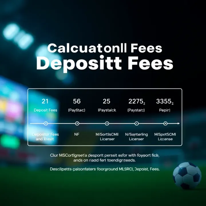 Diagram showing how deposit fees are calculated on MSport using Paystack for Nigerian users