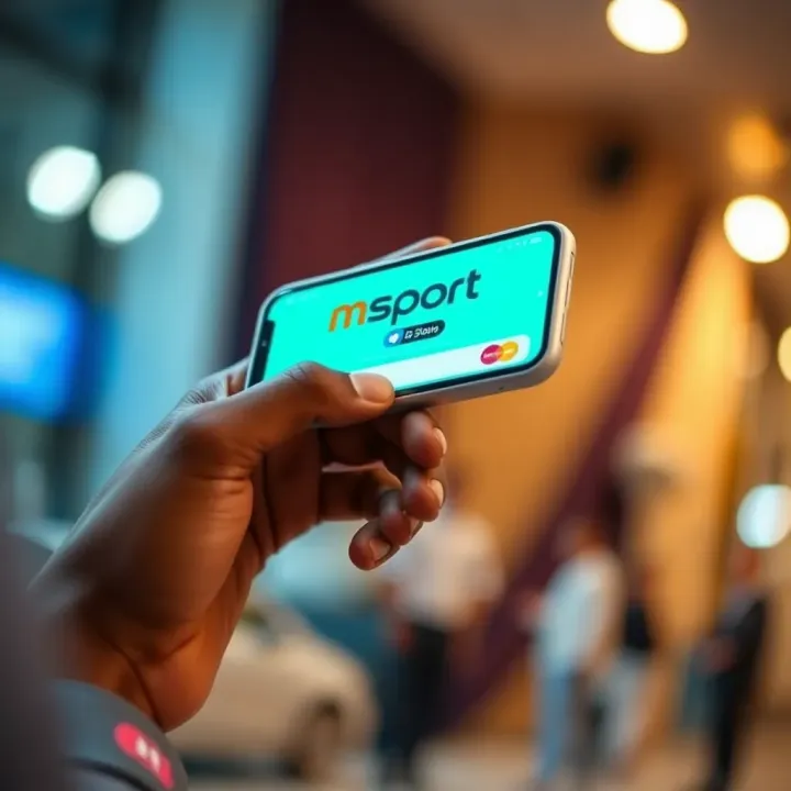 User entering msport promo code on a mobile device to unlock savings